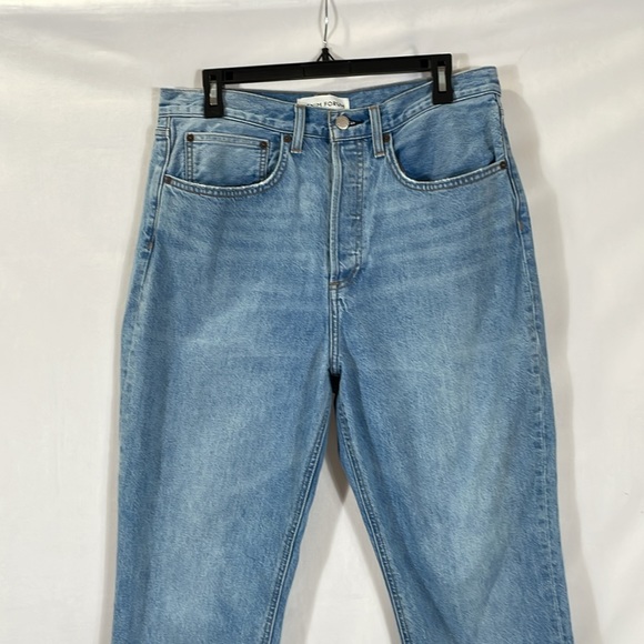 Aritzia Denim Forum Jeans Size 31 Long Joni High Rise Loose 32 Long EUC - Picture 2 of 16